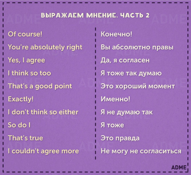 11 карток з необхідними фразами для спілкування англійською