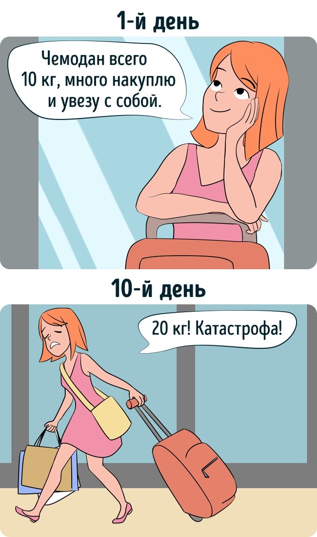 12 влучних коміксів про те, як ми уявляємо свою відпустку і як він виглядає насправді