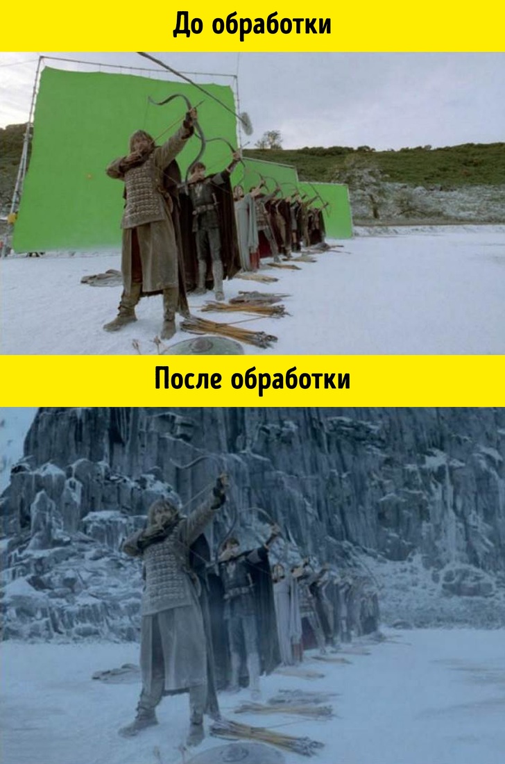 13 прикладів того, як насправді виглядають кадри з улюблених фільмів